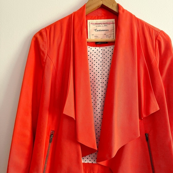 Anthropologie Cartonnier Travelogue Draped Jacket XS - Picture 7 of 16
